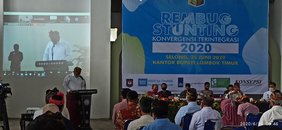 Rembuk Stunting Kabupaten Lombok Timur Tahun 2020